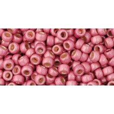 Круглый бисер ТОХО 8/0 PermaFinish - Matte Galvanized Pink Lilac (PF553F) - 250гр