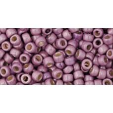 Круглый бисер ТОХО 8/0 PermaFinish - Matte Galvanized Lilac (PF554F) - 250гр