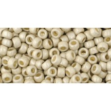 Круглый бисер ТОХО 8/0 PermaFinish - Matte Galvanized Aluminum (PF558F) - 250гр