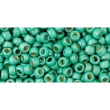 Круглый бисер ТОХО 8/0 PermaFinish - Matte Galvanized Green Teal (PF561F) - 250гр