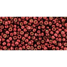 Круглый бисер ТОХО 8/0 PermaFinish - Galvanized Brick Red (PF564) - 250гр