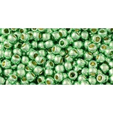Круглый бисер ТОХО 8/0 PermaFinish - Galvanized Mint Green (PF570) - 250гр
