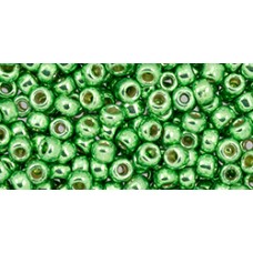 Круглый Бисер ТОХО 8/0 Permafinish - Galvanized Green Apple (PF587) - 250гр