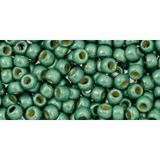 Круглый Бисер ТОХО 8/0 Permafinish - Matte Galvanized Jade Green (PF589F) - 250гр