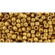 Круглый бисер ТОХО 8/0 Permafinish - Galvanized Old Gold (PF591) - 250гр