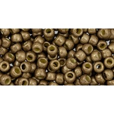 Круглый Бисер ТОХО 8/0 Permafinish - Matte Galvanized Almond (PF593F) - 250гр