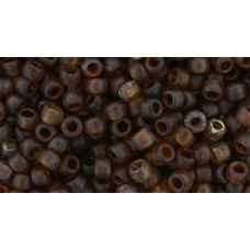 Круглый бисер ТОХО 8/0 HYBRID Transparent Frosted Lt Amethyst - Picasso (Y317F) - 250гр