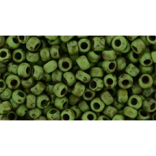 Круглый бисер ТОХО 8/0 HYBRID Opaque-Frosted Mint Green - Picasso (Y321F) - 250гр
