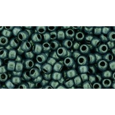 Круглый бисер ТОХО 8/0 HYBRID Metallic Suede - Lt Green (Y614) - 250гр