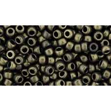 Круглый бисер ТОХО 8/0 HYBRID Metallic Suede - Gold (Y615) - 250гр