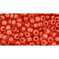 Круглый бисер ТОХО 8/0 HYBRID Sueded Gold Siam Ruby (Y625) - 250гр