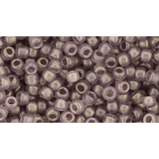 Круглый бисер ТОХО 8/0 HYBRID Sueded Gold Transparent Amethyst (Y628) - 250гр