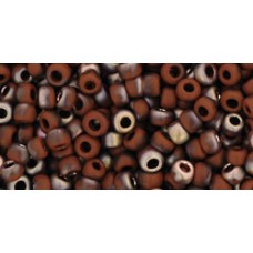 Круглый бисер ТОХО 8/0 HYBRID Apollo - Frosted Terra Cotta (Y855F) - 250гр