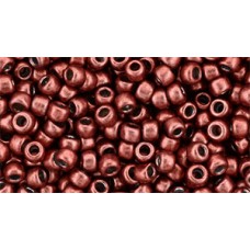 Круглый бисер ТОХО 8/0 HYBRID Metallic - Aurora Red (YPS0012) - 250гр