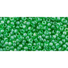 Круглый бисер ТОХО 11/0 Transparent-Lustered Peridot (108) - 250гр