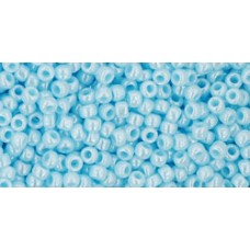 Круглый бисер ТОХО 11/0 Opaque-Lustered Pale Blue (124) - 250гр