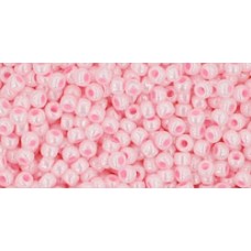 Круглый бисер ТОХО 11/0 Opaque-Lustered Baby Pink (126) - 250гр