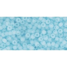Круглый бисер ТОХО 11/0 Ceylon Frosted Aqua (143F) - 250гр