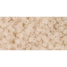 Круглый бисер ТОХО 11/0 Ceylon Frosted Lt Ivory (147F) - 250гр