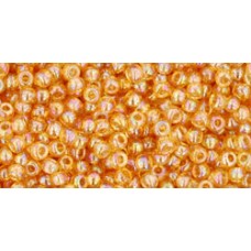 Круглый бисер ТОХО 11/0 Transparent-Rainbow Med Topaz (162B) - 250гр