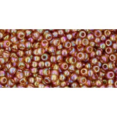 Круглый бисер ТОХО 11/0 Transparent-Rainbow Topaz (162C) - 250гр