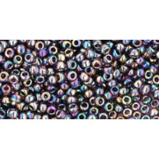 Круглый бисер ТОХО 11/0 Transparent-Rainbow Amethyst (166C) - 250гр