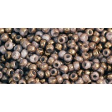 Круглый бисер ТОХО 11/0 Gilded Marble White (1700) - 250гр
