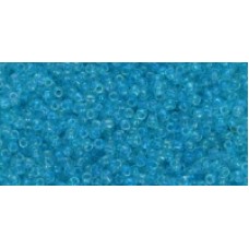 Круглый бисер ТОХО 11/0 Transparent-Rainbow Aqua Frost (170D) - 250гр