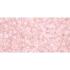 Круглый Бисер ТОХО 11/0 Transparent-Rainbow Lt Ballerina Pink (171L) - 250гр