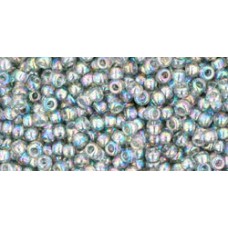 Круглый бисер ТОХО 11/0 Transparent-Rainbow Black Diamond (176) - 250гр