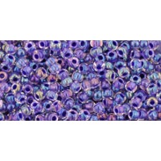 Круглый бисер ТОХО 11/0 Inside-Color Rainbow Crystal/Tanzanite-Lined (181) - 250гр