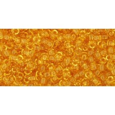 Круглый бисер ТОХО 11/0 Transparent Lt Topaz (2) - 250гр