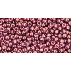 Круглый бисер ТОХО 11/0 Gold-Lustered Amethyst (201) - 250гр