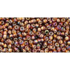 Круглый бисер ТОХО 11/0 Silver-Lined Rainbow Topaz (2034) - 250гр