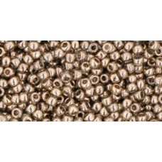 Круглый бисер ТОХО 11/0 Gold-Lustered Montana Blue (204) - 250гр