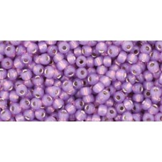 Японский круглый бисер TOHO Beads 11/0 Silver-Lined Milky Amethyst (2108)
