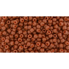 Круглый бисер ТОХО 11/0 Semi Glazed - Burnt Orange (2610F) - 250гр