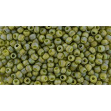 Круглый бисер ТОХО 11/0 Semi Glazed Rainbow - Olive (2631F) - 250гр