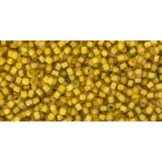 Круглый бисер ТОХО 11/0 Inside-Color Jonquil/Apricot-Lined (302) - 250гр