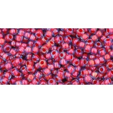 Круглый бисер ТОХО 11/0 Inside-Color Lt Sapphire/Hyacinth-Lined (304) - 250гр