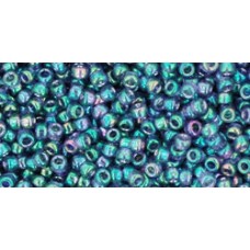 Круглый бисер ТОХО 11/0 Gold-Lustered Mediterranean Sea (321) - 250гр
