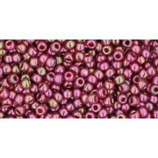 Круглый бисер ТОХО 11/0 Gold-Lustered Wild Berry (331) - 250гр