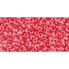 Круглый бисер ТОХО 11/0 Inside-Color Crystal/Siam-Lined (355) - 250гр