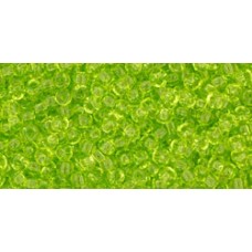 Круглый бисер ТОХО 11/0 Transparent Lime Green (4) - 250гр