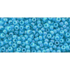Круглый бисер ТОХО 11/0 Opaque-Rainbow Blue Turquoise (403) - 250гр