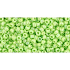Круглый бисер ТОХО 11/0 Opaque-Rainbow Sour Apple (404) - 250гр