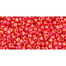 Круглый бисер ТОХО 11/0 Opaque-Rainbow Cherry (405) - 250гр