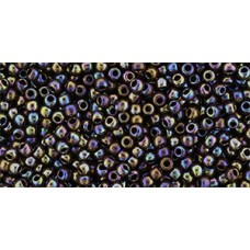 Круглый бисер ТОХО 11/0 Opaque-Rainbow Oxblood (406) - 250гр