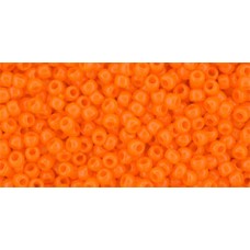 Круглый бисер ТОХО 11/0 Opaque Orange (42D) - 250гр