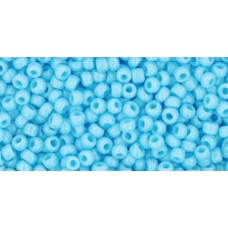 Круглый бисер ТОХО 11/0 Opaque Blue Turquoise (43) - 250гр